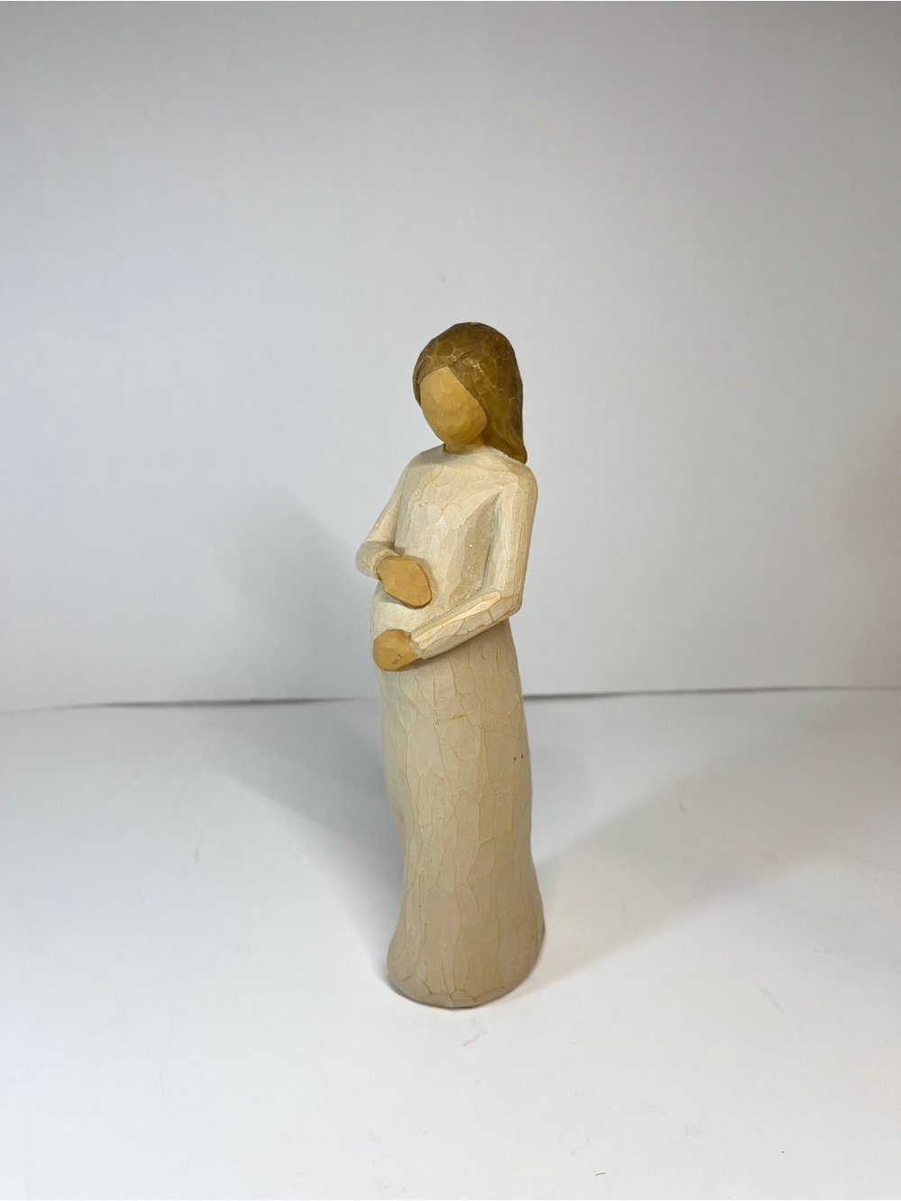 Willow Tree Cherish Pregnancy Belly Mother To Be Gift Figurine 2002 Susan Lordi